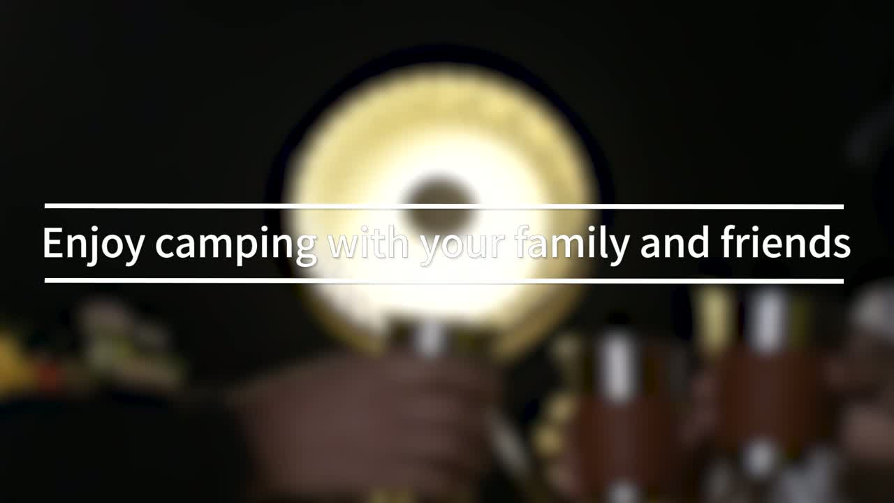 太阳能充电露营手提包外贸产品宣传片